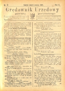 Orędownik Urzędowy Powiatu Gostyńskiego 1926.03.06 R. 8 Nr 18