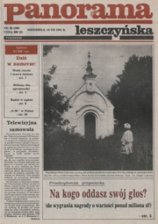 Panorama Leszczyńska 1991.07.14 R.13 Nr28(598)