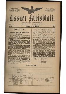 Lissaer Kreisblatt. 1916.02.23 Nr 16