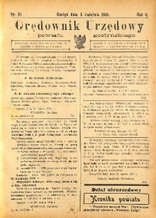 Orędownik Urzędowy Powiatu Gostyńskiego 1926.04.03 R. 8 nr 26