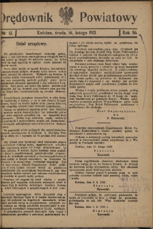 Orędownik Powiatowy (Kościan) 1921.02.16 R.56 Nr 13