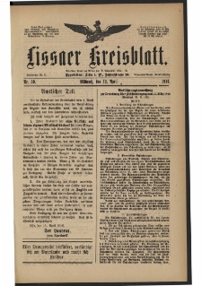 Lissaer Kreisblatt. 1916.04.12 Nr 30