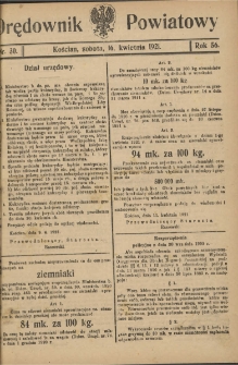 Orędownik Powiatowy (Kościan) 1921.04.16 R.56 Nr 30