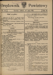 Orędownik Powiatowy (Kościan) 1921.05.28 R.56 Nr 42