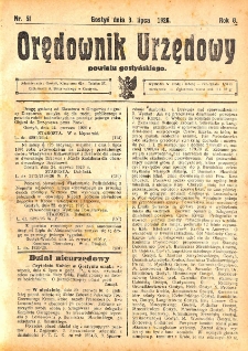 Orędownik Urzędowy Powiatu Gostyńskiego 1926.07.03 R. 8 Nr 51