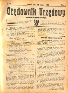 Orędownik Urzędowy Powiatu Gostyńskiego 1926.07.14 R. 8 Nr 54