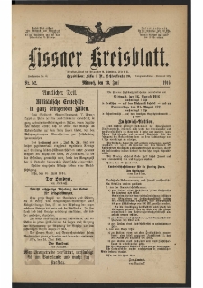 Lissaer Kreisblatt. 1916.06.28 Nr 52