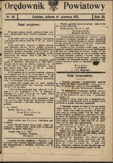 Orędownik Powiatowy (Kościan) 1921.06.18 R.56 Nr 48