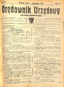 Orędownik Urzędowy Powiatu Gostyńskiego 1926.11.06 R. 8 Nr 87