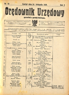 Orędownik Urzędowy Powiatu Gostyńskiego 1926.11.24 R. 8 Nr 92