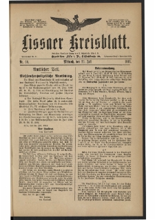 Lissaer Kreisblatt. 1916.07.26 Nr 60