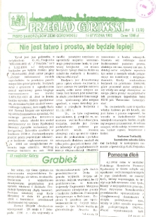 Przegląd G&oacute;rowski 1992.01.15 R.2 Nr 1(12)