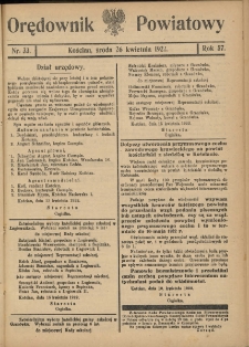 Orędownik Powiatowy (Kościan) 1922.04.26 R.57 Nr 33