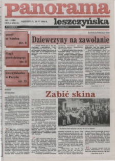 Panorama Leszczyńska 1994.04.24 R.16 Nr17(743)