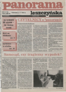 Panorama Leszczyńska 1994.05.01 R.16 Nr18(744)
