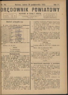 Orędownik Powiatowy (Kościan) 1922.10.28 R.57 Nr 86)