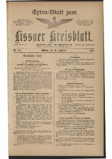 Lissaer Kreisblatt. 1916.09.20 Nr 76a