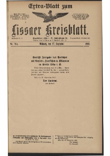 Lissaer Kreisblatt. 1916.09.27 Nr 78a