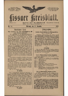 Lissaer Kreisblatt. 1916.11.22 Nr 94