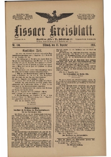 Lissaer Kreisblatt. 1916.12.13 Nr 100