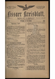 Lissaer Kreisblatt. 1917.02.28 Nr 17