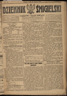Dziennik Śmigielski 1921.01.05 R.31 Nr 3