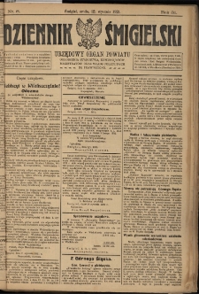 Dziennik Śmigielski 1921.01.12 R.31 Nr 8