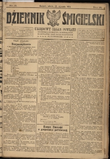 Dziennik Śmigielski 1921.01.15 R.31 Nr 11