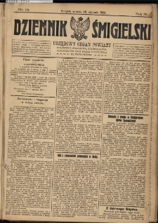 Dziennik Śmigielski 1921.01.18 R.31 Nr 13