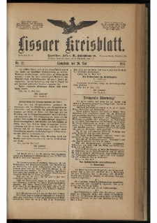 Lissaer Kreisblatt. 1917.05.26 Nr 42