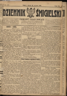 Dziennik Śmigielski 1921.01.21 R.31 Nr 16