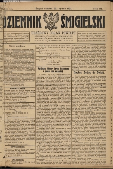 Dziennik Śmigielski 1921.01.23 R.31 Nr 18
