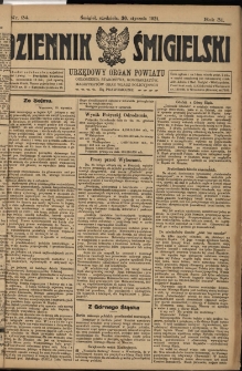 Dziennik Śmigielski 1921.01.30 R.31 Nr 24