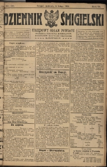 Dziennik Śmigielski 1921.02.06 R.31 Nr 29