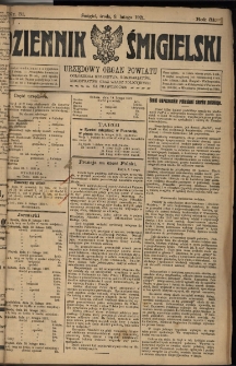 Dziennik Śmigielski 1921.02.09 R.31 Nr 31