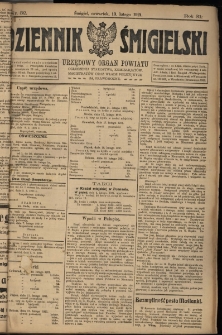 Dziennik Śmigielski 1921.02.10 R.31 Nr 32