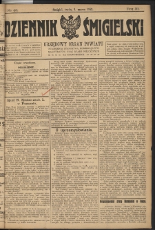 Dziennik Śmigielski 1921.03.02 R.31 Nr 49