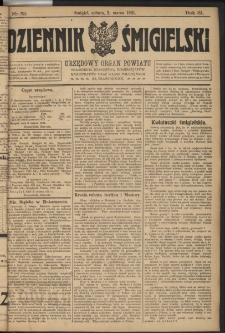 Dziennik Śmigielski 1921.03.05 R.31 Nr 52