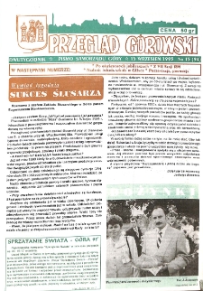 Przegląd G&oacute;rowski 1995.09.15 R.5 Nr 15(94)