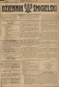 Dziennik Śmigielski 1921.03.30 R.31 Nr 72