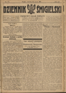 Dziennik Śmigielski 1921.03.31 R.31 Nr 73