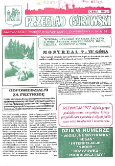 Przegląd G&oacute;rowski 1996.01.15 R.6 Nr 1(101)