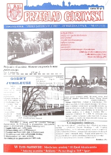 Przegląd G&oacute;rowski 1996.09.28 R.6 Nr 17(117)