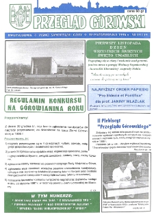 Przegląd G&oacute;rowski 1996.10.30 R.6 Nr 19(119)