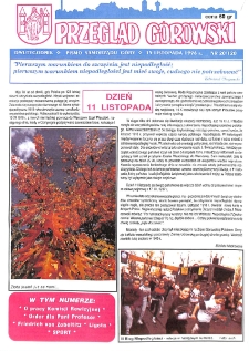 Przegląd G&oacute;rowski 1996.11.15 R.6 Nr 20(120)