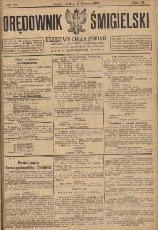 Dziennik Śmigielski 1921.04.05 R.31 Nr 77
