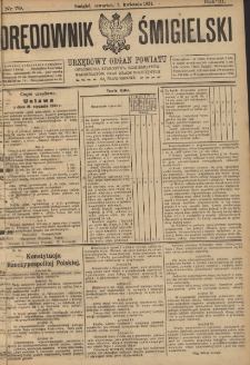 Dziennik Śmigielski 1921.04.07 R.31 Nr 79