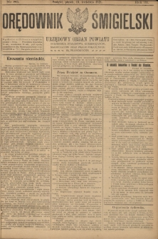 Dziennik Śmigielski 1921.04.15 R.31 Nr 86