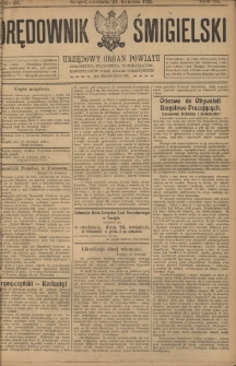 Dziennik Śmigielski 1921.04.24 R.31 Nr 94