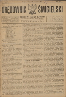 Dziennik Śmigielski 1921.04.30 R.31 Nr 99
